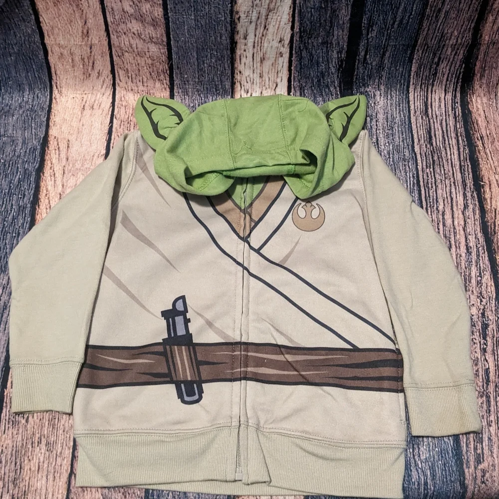 Yoda Zip Front Hoodie